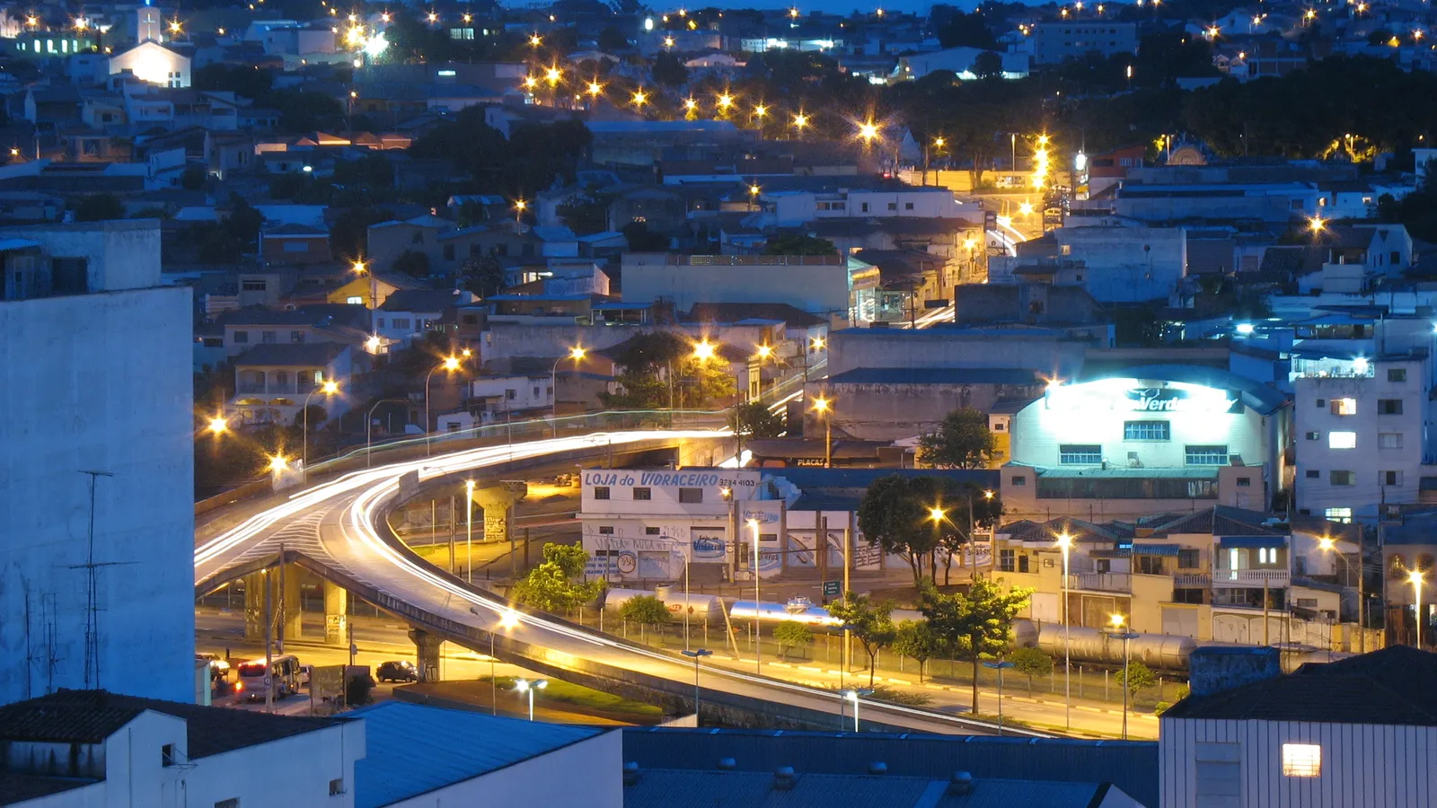 Panorama da Vila Carvalho, bairro de Sorocaba