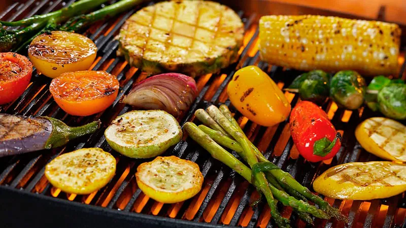 Resultado de imagem para churrasco vegetariano