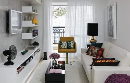 Como decorar apartamento pequeno gastando pouco