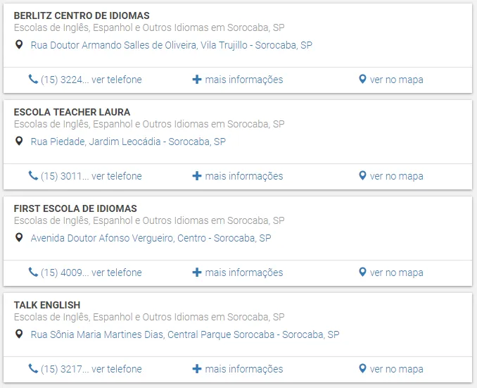 Melhores Escolas de Inglês Em Sorocaba