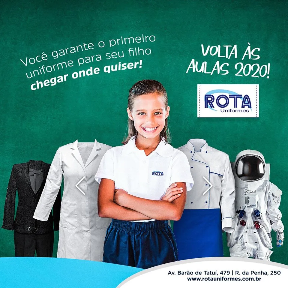 Prepare o uniforme do seu filho para a volta as aulas