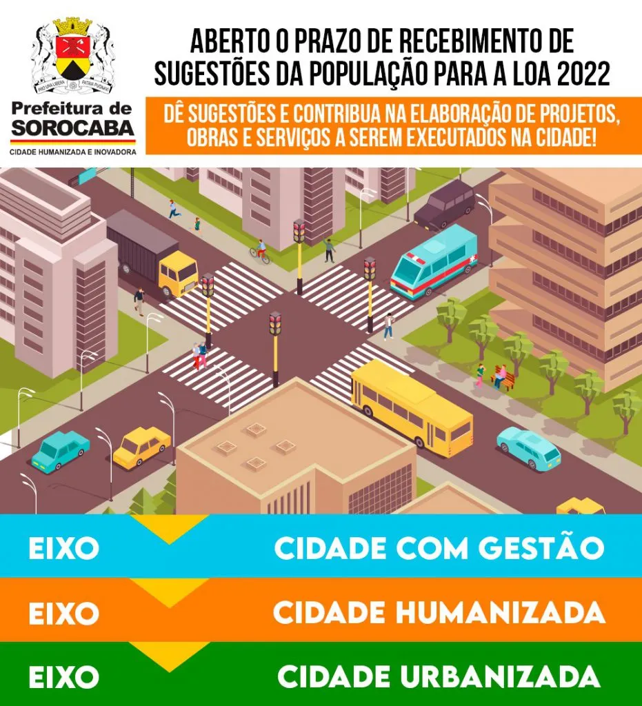 Prefeitura inicia prazo de recebimento de sugestões da população para a LOA 2022