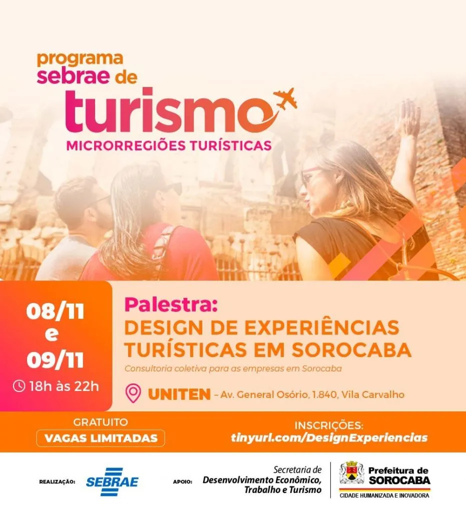 Workshop “Design de Experiências Turísticas em Sorocaba”