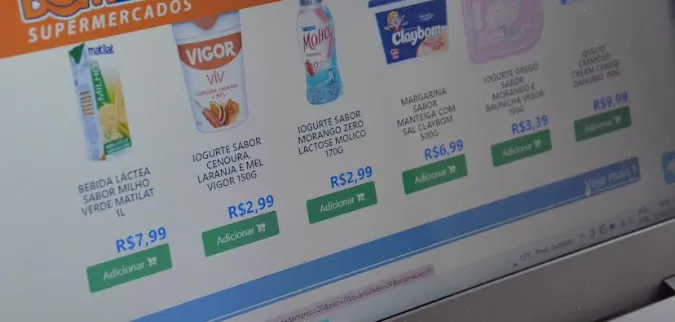 Tendência de compras online no setor supermercadista têm alta