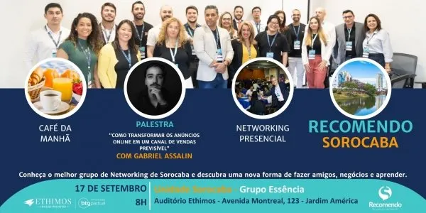 Grupo Essência realiza café de negócios no dia 29 de outubro